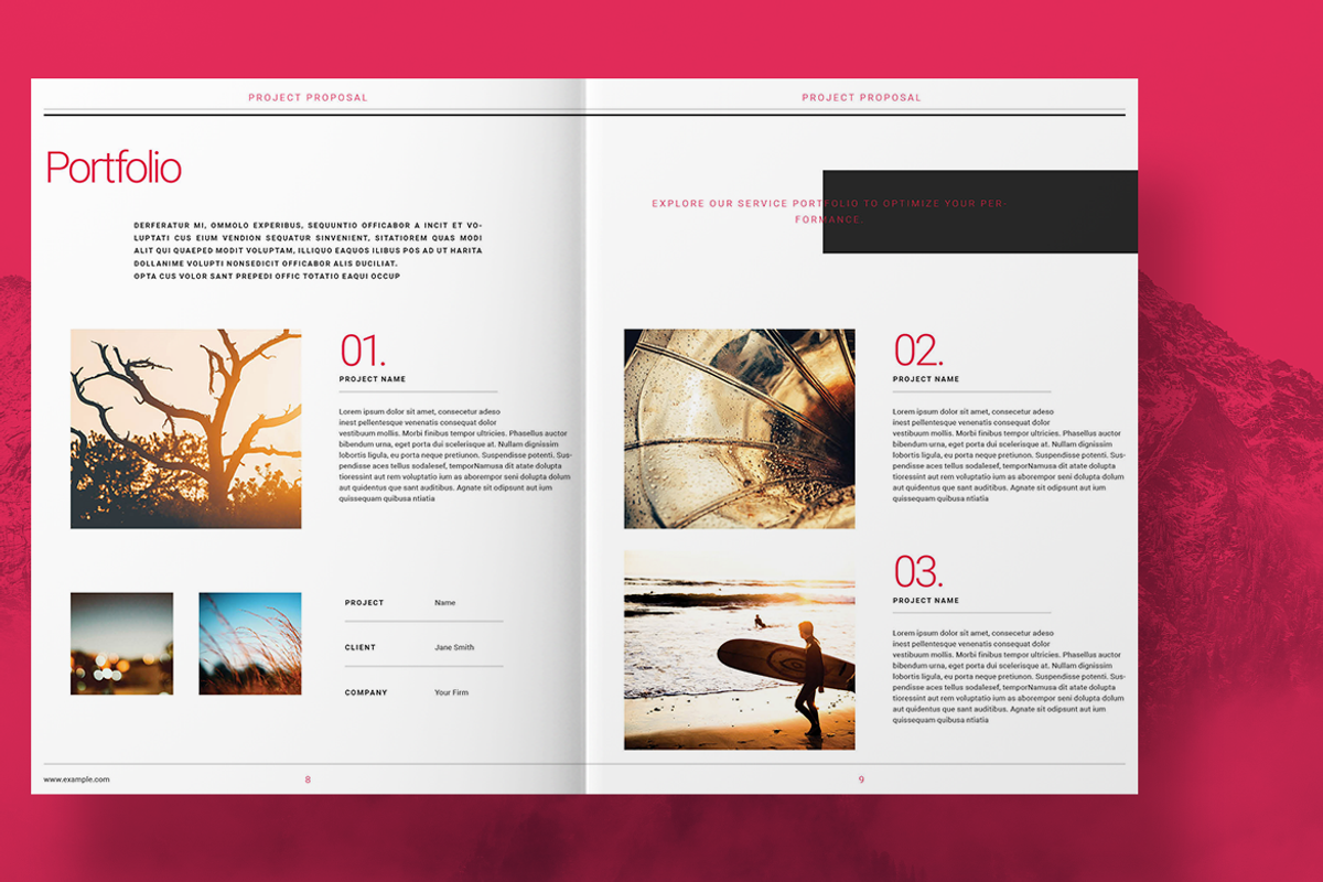 Red Project Proposal, a Brochure Template by Boris Cupac (Photo 5 of 12)