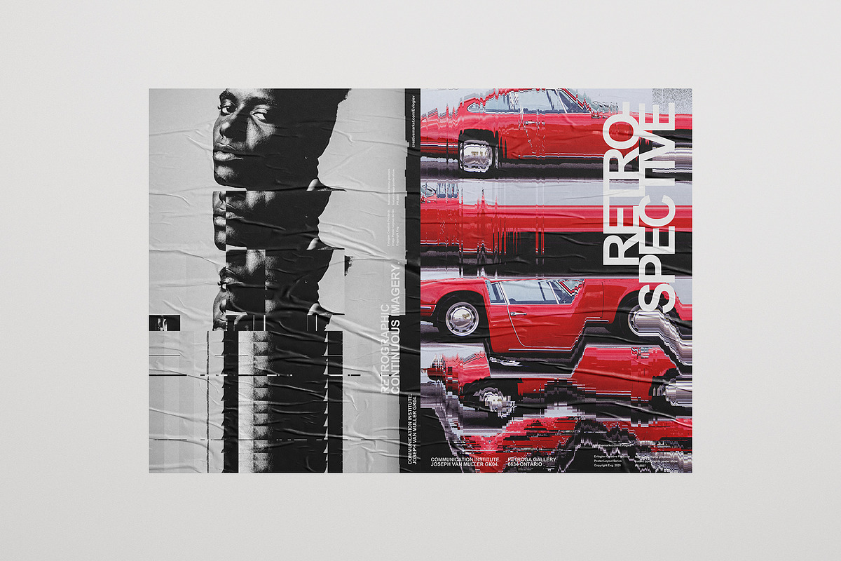 Distorted Image Posters, a Design Template by Evlogiev Studio (Photo 8 of 14)