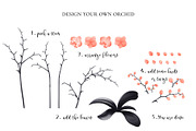 Orchid Clipart Design, a Graphic by NKTN graphics (Thumbnail 3 of 5)