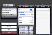 Fireworks UI Templates Bundle, an iPhone Mockup by Amir Khella (Thumbnail 5 of 5)