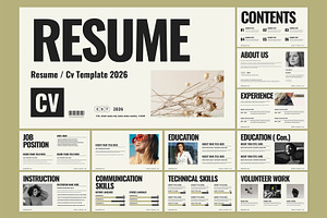 Digital Resume Presentation, a Presentation Template by ContestDesign