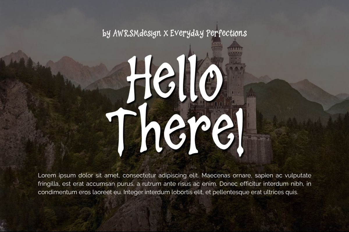 Luventa | A Fantasy Display Font, a Handwritten Font by Everyday Perfection (Photo 3 of 5)