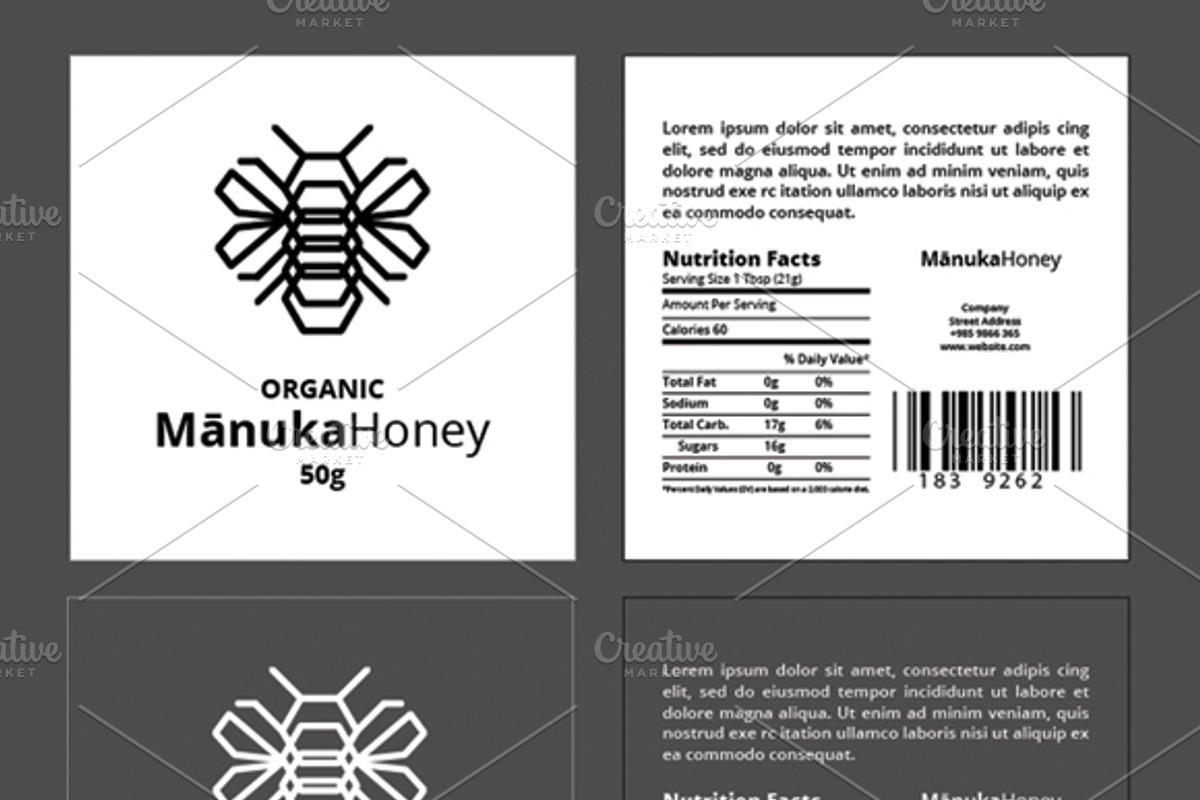 Honey Labels v3, a Templates & Theme by MHLY (Photo 5 of 5)
