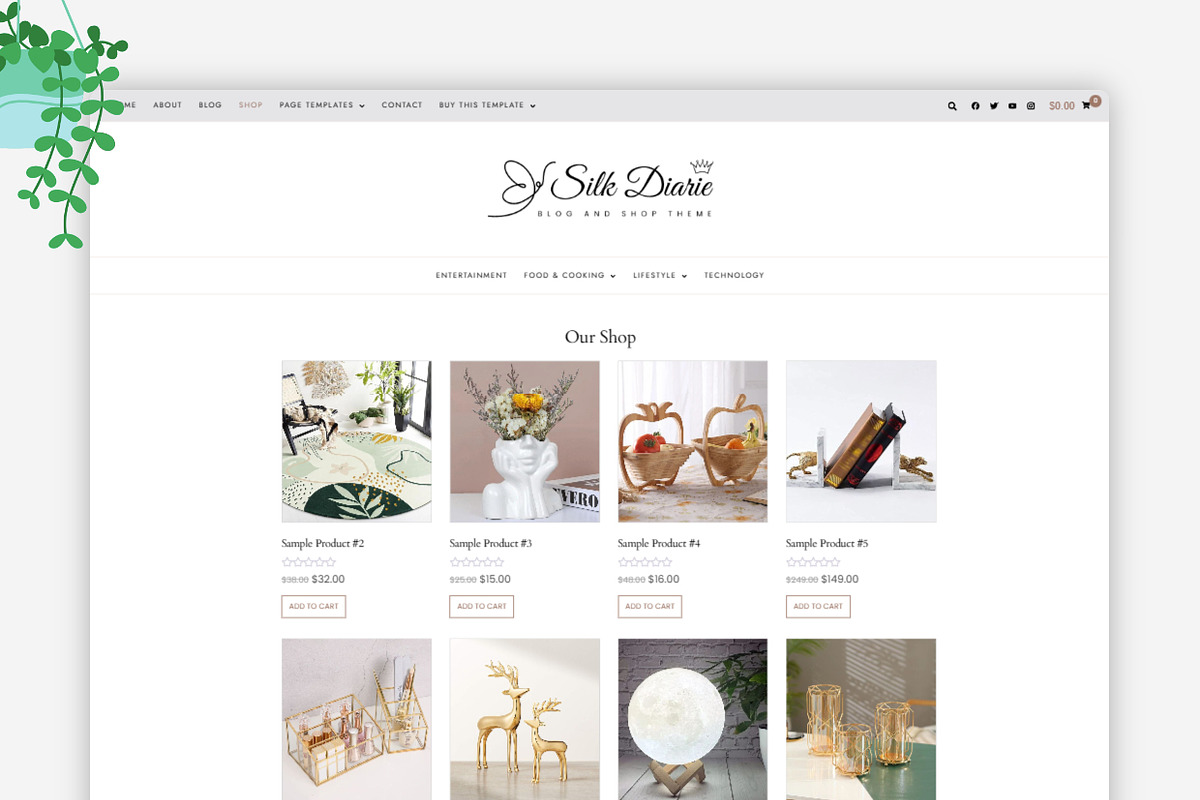 Silk Diaries - Responsive WordPress Blog Theme preview 4