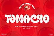 Tomacho - Groovy Bubble Font, a Font by Say Studio (Thumbnail 1 of 13)