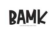 BAMK | A Bold Handwritten Font, a Font by KA Designs (Thumbnail 1 of 8)