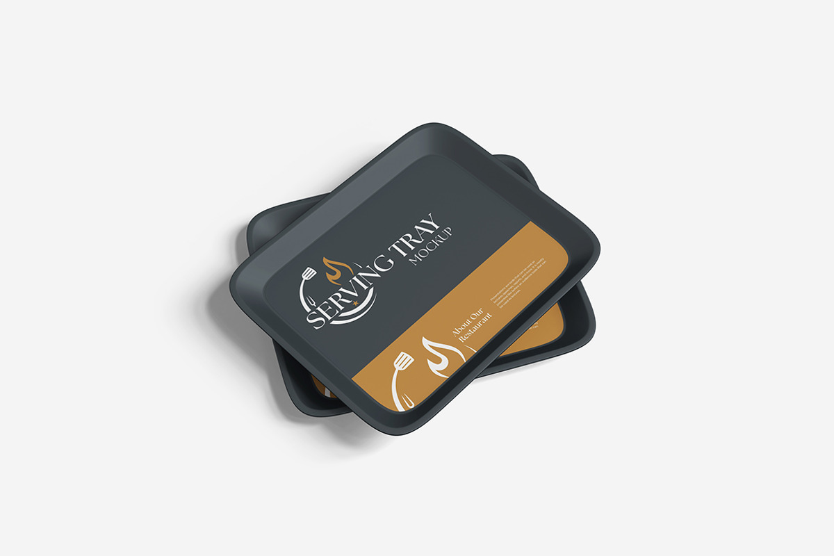 Serving Tray Mockup, a Product Mockup by MrLetters (Photo 3 of 5)
