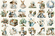 Watercolor Little Valley Stories, an Illustration by DreamCafeArt (Thumbnail 3 of 6)