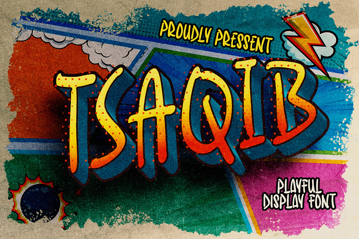 Tsaqib, a Handwritten Font by RNDI Type Foundry (Photo 1 of 5)