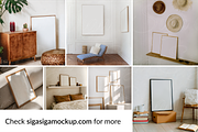 Poster Frame Mockup Set 6 PSD, a Product Mockup by SigaSigaMockup (Thumbnail 5 of 5)