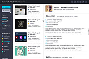 Tiny - Online Professional Resume PS, a Websites & App Template by MustacheThemes (Thumbnail 4 of 5)