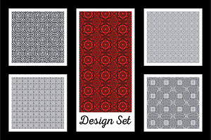 Designs Set Of Patterns Geometric