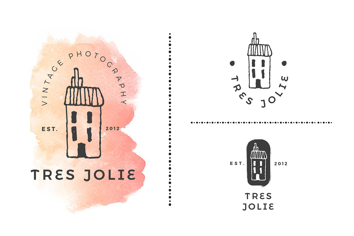 Hand drawn feminine premade logo v02, a Branding & Logo Template by Nues Design (Photo 11 of 12)