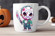 Cartoon Horror Halloween Guys 04., a Decorative Illustration by KENO Mascots (Thumbnail 4 of 10)