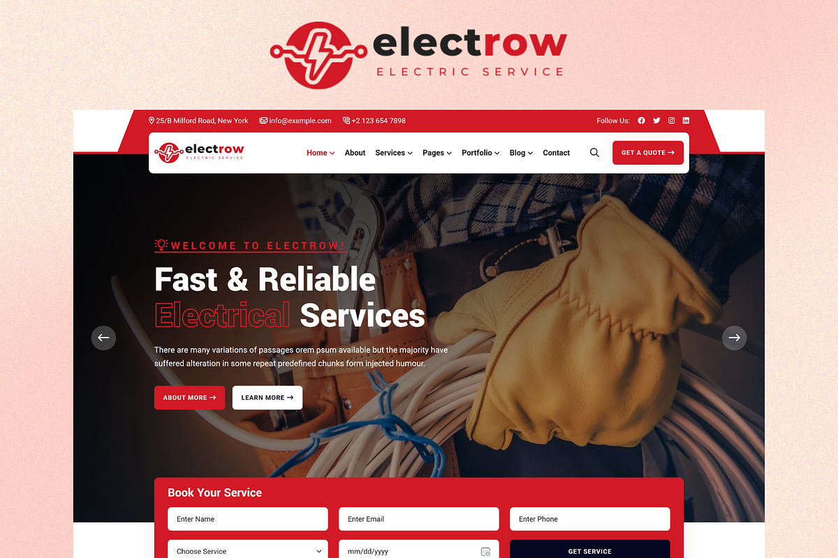 Power & Electricity WordPress Theme, a WordPress Template by youtoview (Photo 3 of 3)