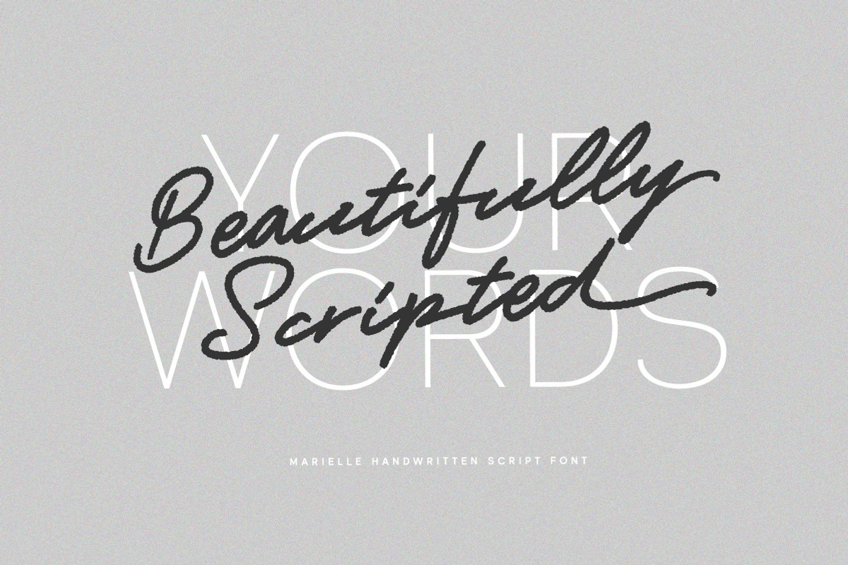 Marielle Brush Script, a Handwritten Font by Letterhend Studio (Photo 2 of 10)