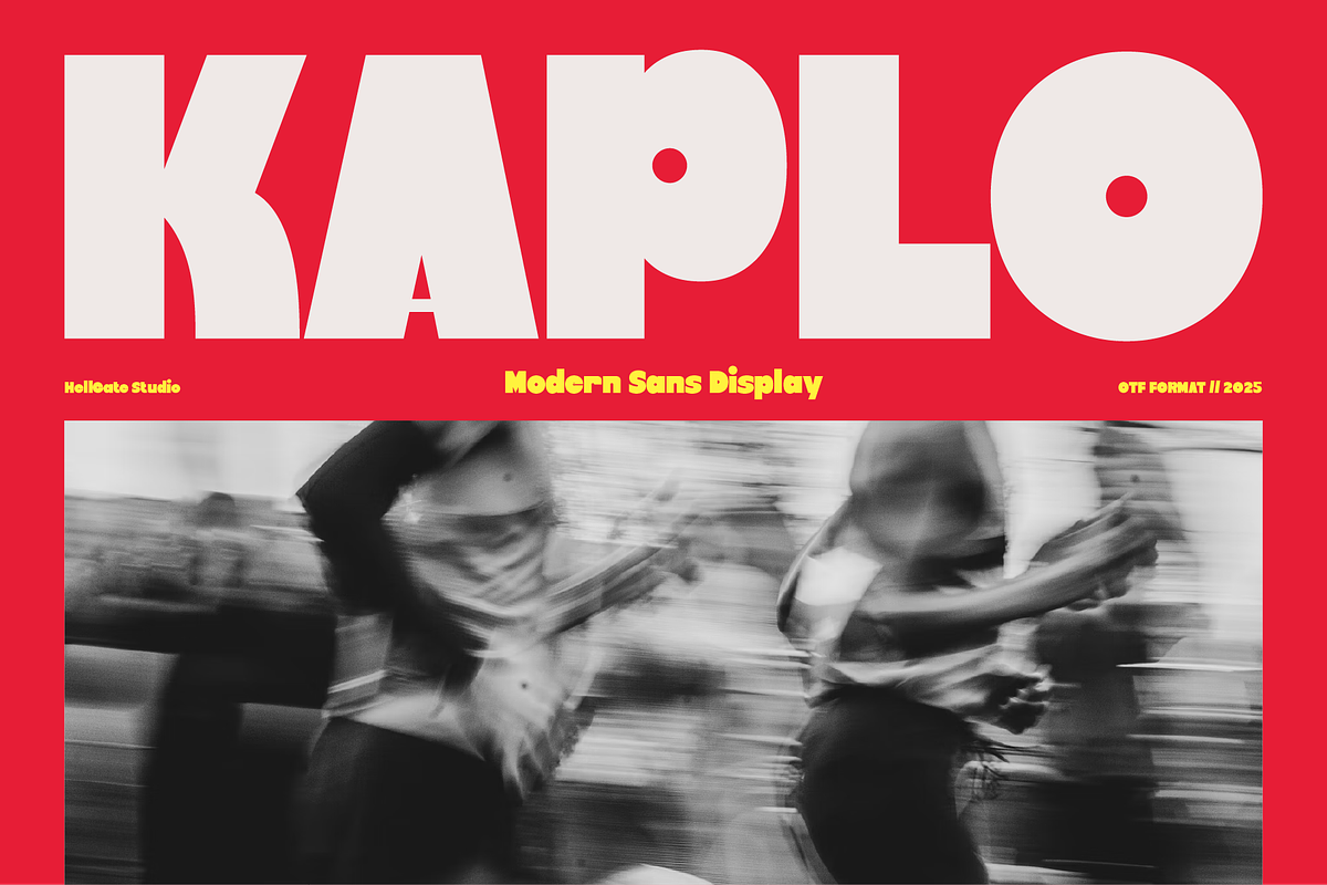 Kaplo Modern Sans Display, a Sans Serif Font by GRVS Studio (Photo 1 of 7)