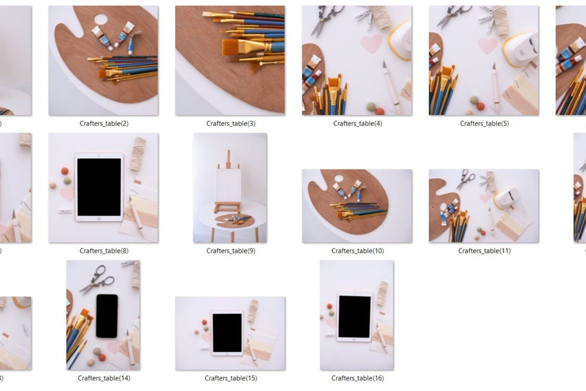 Crafter's Table (10+ Styled Images), an Arts & Entertainment Photo by Ivory Mix (Photo 2 of 2)