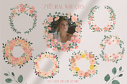 Blush Blooms Soft Watercolor Flowers, a Decorative Illustration by Catch the Dream Art (Thumbnail 5 of 13)