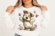 Whimsical Spring Dogs Clipart, an Illustration by Craft Nest (Thumbnail 10 of 11)