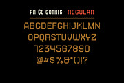 Price Gothic Font Family, a Sans Serif Font by Price Foundry (Thumbnail 6 of 10)