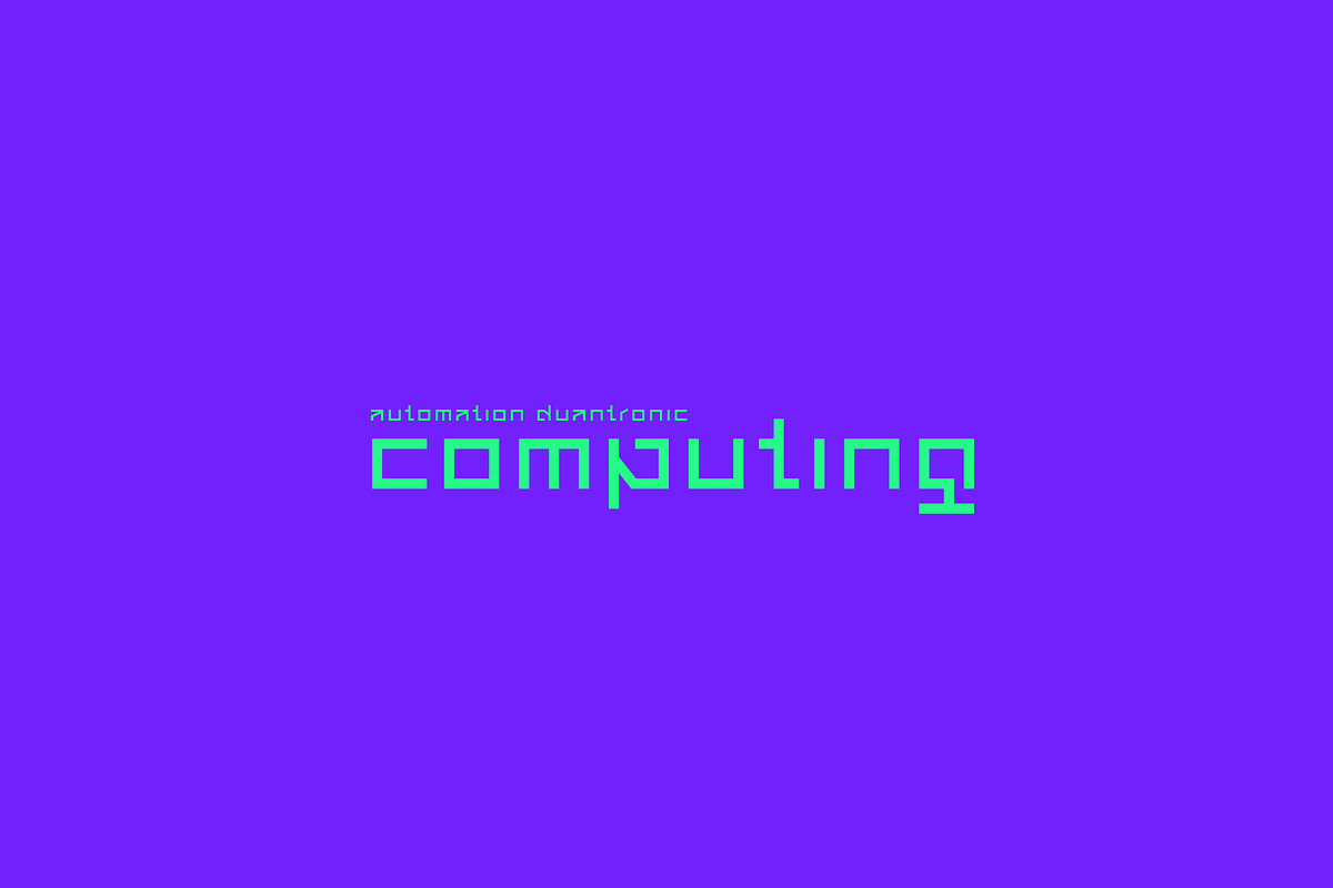 Magsk Futuristic Tech Font, a Font by baqoos (Photo 4 of 10)