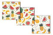 Summer Fruit Seamless Pattern Bundle, an Illustration by OK Design (Thumbnail 4 of 4)