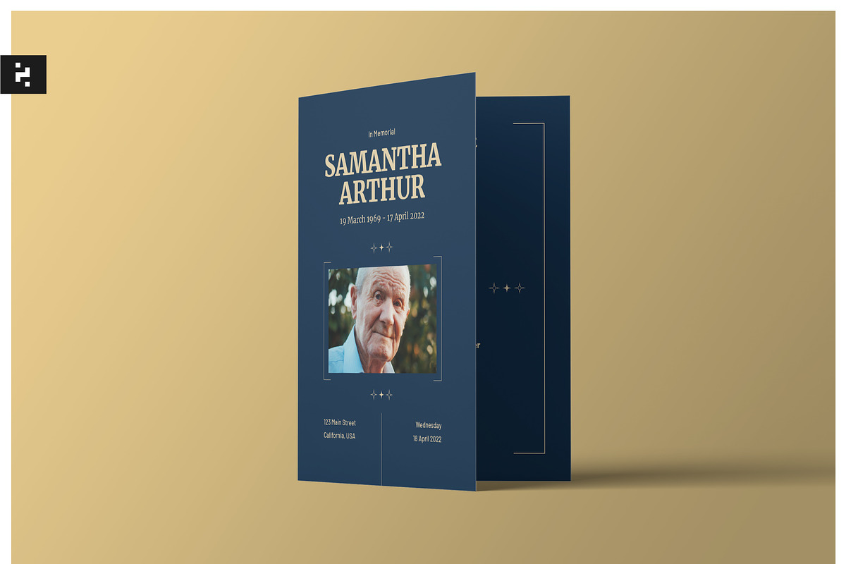 Funeral Program Template, a Brochure Template by Neermana (Photo 1 of 4)