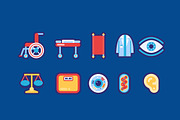 30 Medical Flat Icons Good for Logo, an Icon by OLLYSWEATSHIRT DSGN INC. (Thumbnail 4 of 4)