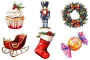 Retro Christmas Sublimation Bundle, an Illustration by Daily.Designs (Thumbnail 3 of 5)