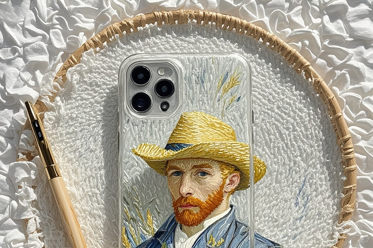 The phone case that Van Gogh also wa, a Mockup by TesMarteaux (Photo 2 of 4)