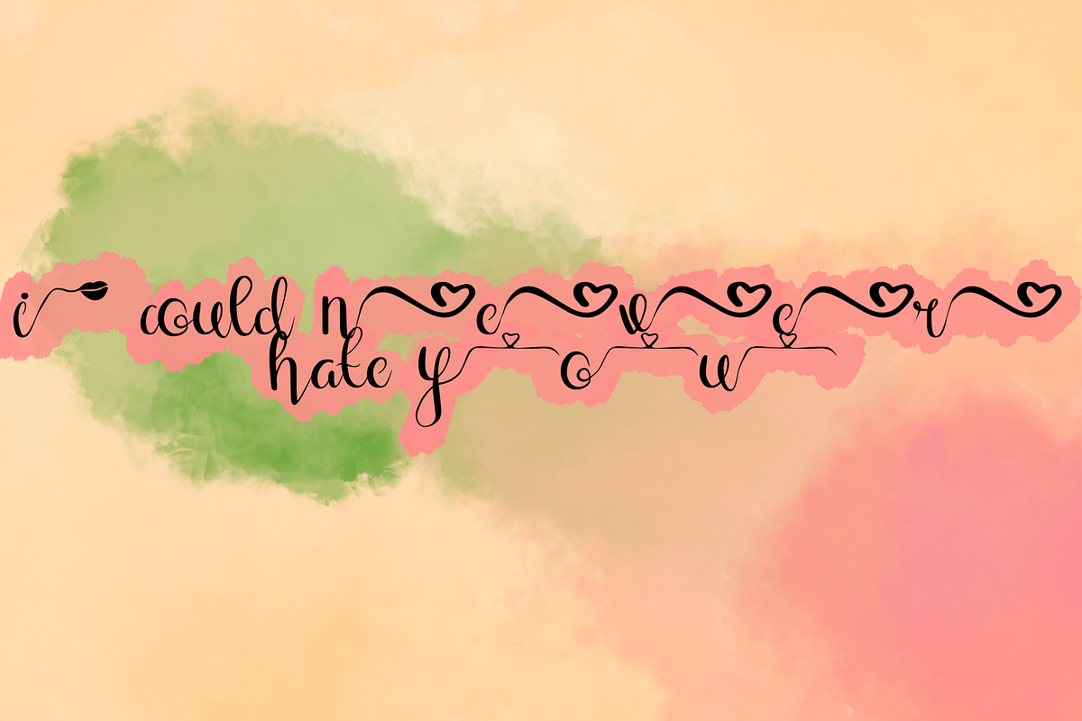 Just Kidding Script Font, a Script Font by Rachel McBride Creative (Photo 6 of 8)