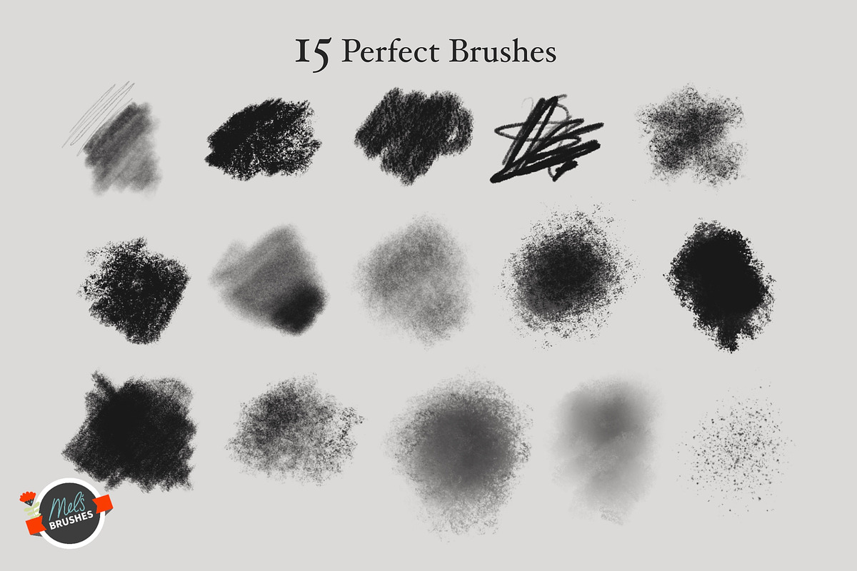 Charcoal Studio Procreate Brushes, a Brush Add-On by Mels Brushes (Photo 3 of 4)
