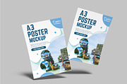 A3 Poster Mockup, an Advertising Mockup by Bangdastudio (Thumbnail 5 of 7)