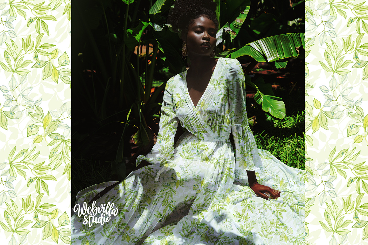 Trio 7 Granny Chic Patterns, a Pattern Graphic by Webvilla Studio (Photo 5 of 8)