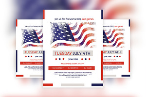 4th July Independence Day Flyer