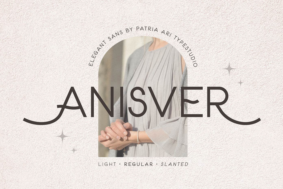 Anisver - Elegant Sans Font, a Sans Serif Font by Patria Ari (P4tcreativa) (Photo 1 of 14)