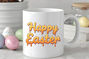 Retro Happy Easter PNG, an Illustration by CraftArtStudio (Thumbnail 3 of 4)