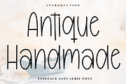 Antique Handmade, a Sans Serif Font by InermediaSTUDIO (Thumbnail 1 of 8)