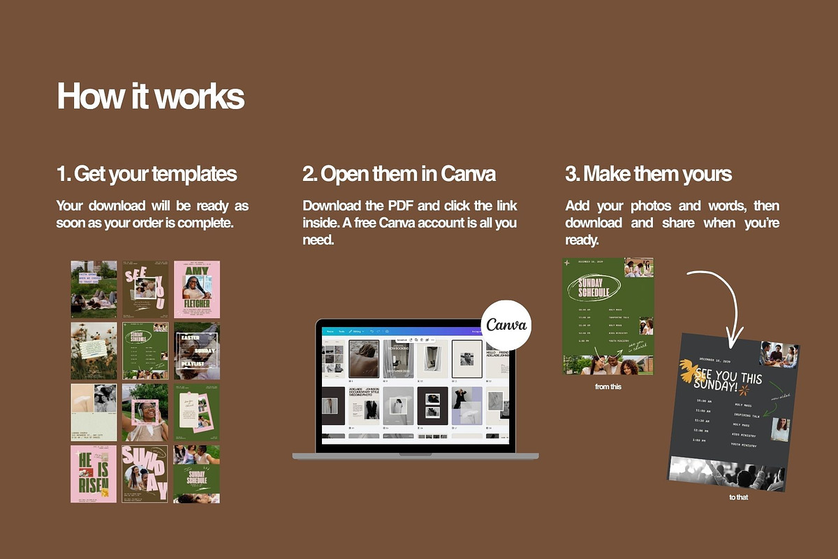 20 Church Editable IG Post Template, a Social Media Template by With Faith & Love (Photo 7 of 8)
