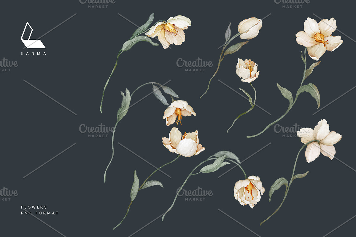 4-in-1 Floral Pattern Bundle, a Pattern Graphic by Karma (Photo 11 of 43)