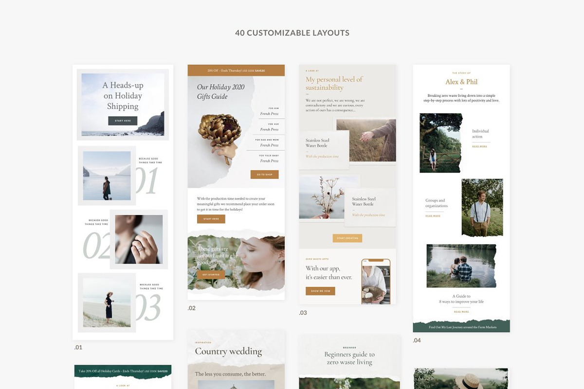 4in1 BigBundle Newsletter Templates, an Email Template by Sparrow & Snow (Photo 34 of 39)