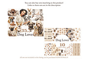 Dog Lover Digital Paper, a Pattern Graphic by GlamArtZhanna (Thumbnail 2 of 4)