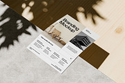 Realistic Flyer Branding Mockup, an Advertising Mockup by SimpangGraphics (Thumbnail 5 of 5)