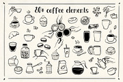 COFFEE LINE ART ILLUSTRATIONS, a Food Illustration by La Petite Line Art (Thumbnail 2 of 12)