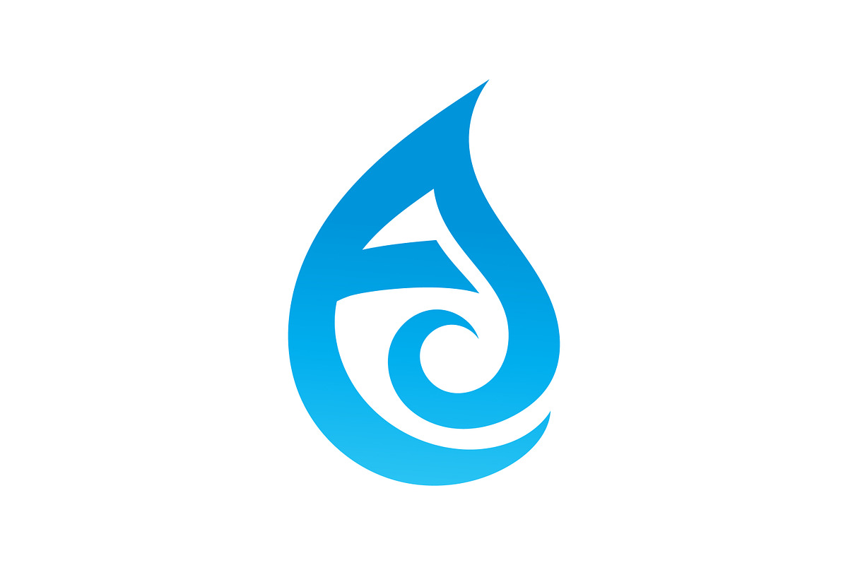 A Water Drop Logo, a Branding & Logo Template by Saba Vector (Photo 1 of 3)
