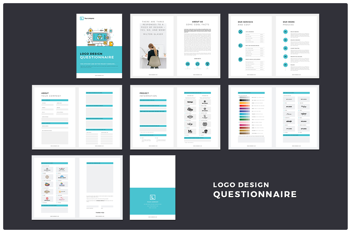 Logo design questionnaire styleguide, a Brochure Template by GraphicsEgg (Photo 6 of 6)
