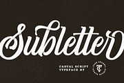Subletter Script, a Script Font by Type Colony (Thumbnail 1 of 10)