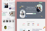Business Consulting Template, a Landing Page Template by uiwarrior (Thumbnail 1 of 2)