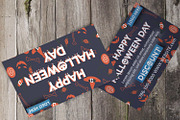 Halloween Business card template, a Business Card Template by FusionadCreates (Thumbnail 2 of 4)